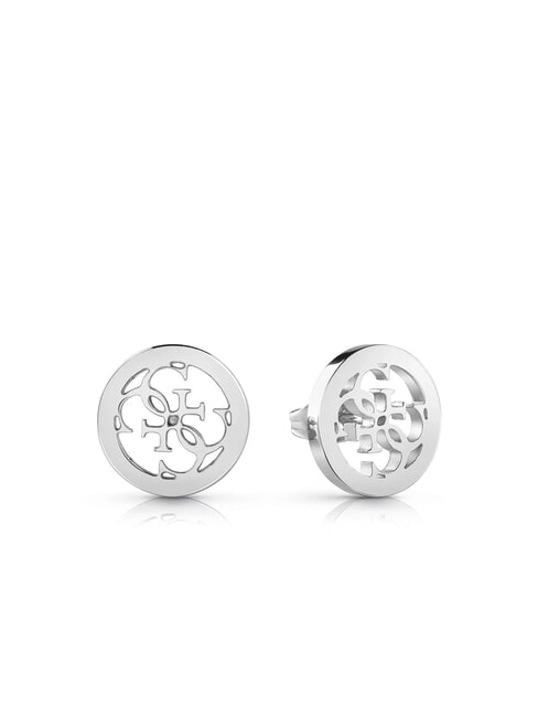 GUESS STUDS PARTY 4G Logo Ear Stud Earrings SILVER - Earrings