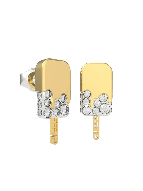 GUESS I MELT FOR YOU Ice cream earrings with crystals silv / gold - Earrings