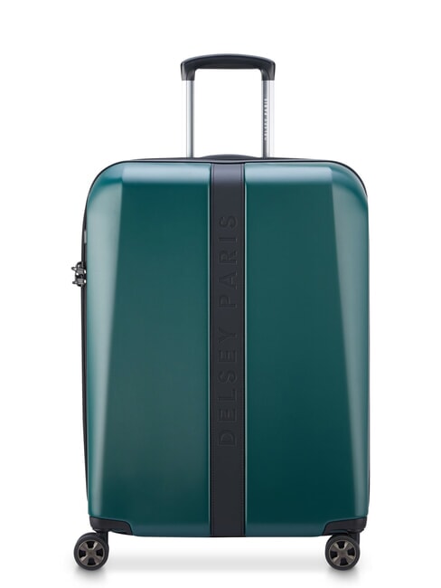 DELSEY PROMENADE HARD 2.0 Medium Expandable Trolley iguana - Rigid Trolley Cases