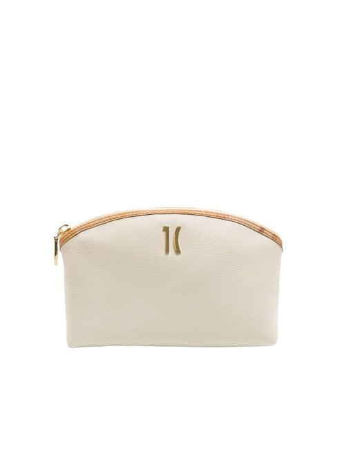 ALVIERO MARTINI PRIMA CLASSE GEO Rounded beauty with logo cotton white - Beauty Case