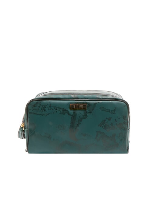 ALVIERO MARTINI PRIMA CLASSE GEO Double zip beauty case green bottle - Beauty Case