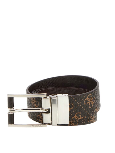 GUESS MILANO  Reversible belt brown ochre multi - Belts