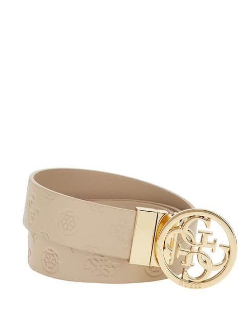 GUESS PHOEBE Belt simply taupe logo - Belts