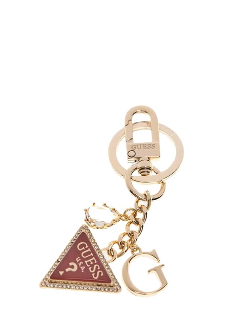 GUESS TRIANGLE Keychain garnet - Key holders