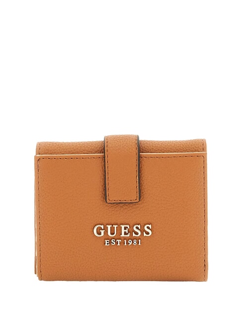 GUESS LAUREL 2  Small wallet COGNAC - Women’s Wallets