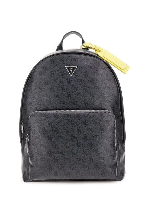 GUESS MILANO Laptop backpack black/lime - Laptop backpacks