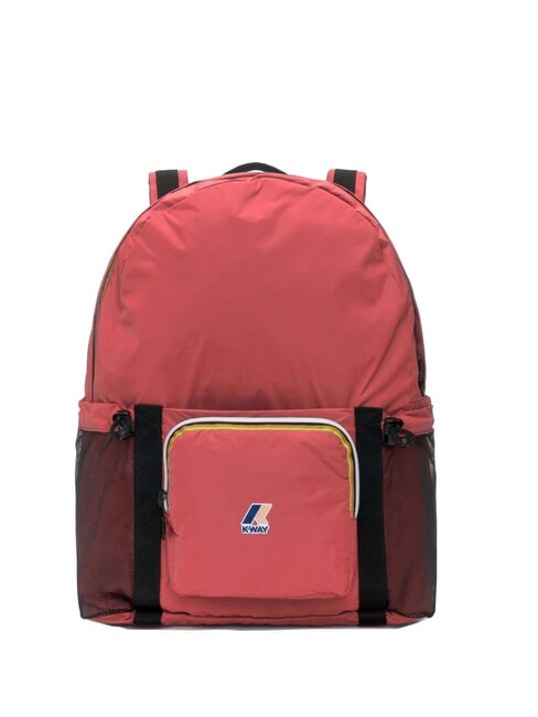 KWAY LE VRAI 3.0 MICHEL Foldable nylon backpack red jasper - Backpacks & School and Leisure