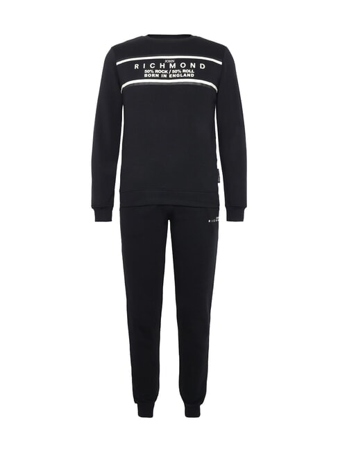 JOHN RICHMOND MARGA  Cotton tracksuit black/black - Children's tracksuits