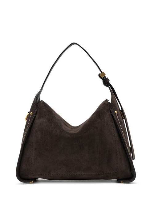 GIANNI CHIARINI PENELOPE Suede leather dual function bag mocha - Women’s Bags