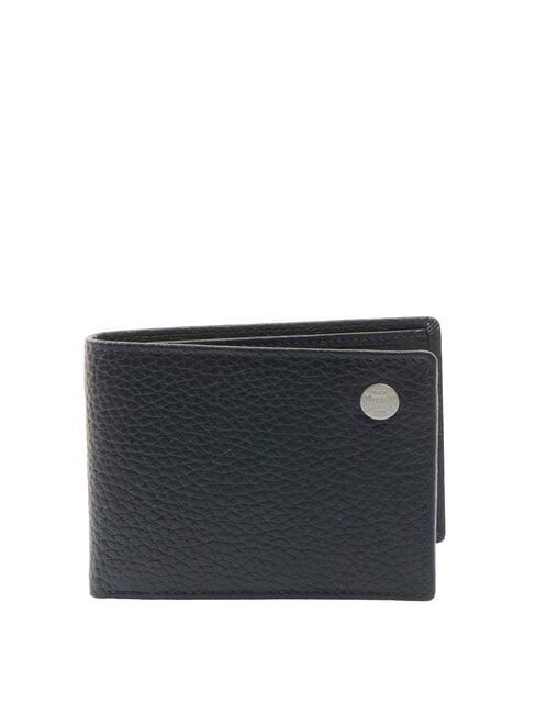 SPALDING SNAP  Leather wallet with card slots blue - Men’s Wallets