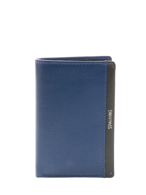 SPALDING STRIPE  Vertical leather wallet testamoro - Men’s Wallets