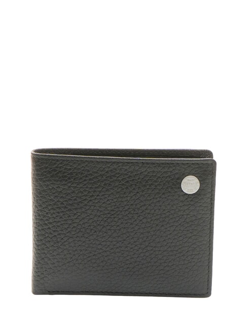 SPALDING SNAP Medium Leather Wallet black - Men’s Wallets