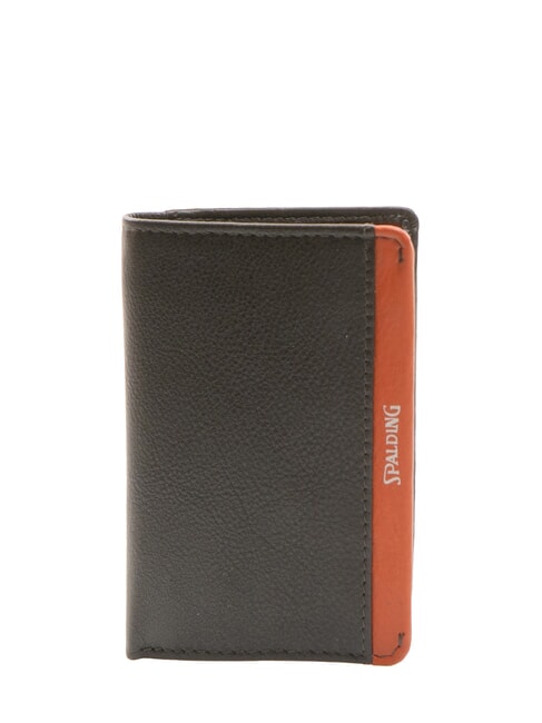 SPALDING SNAP  Leather wallet brown/orange - Men’s Wallets