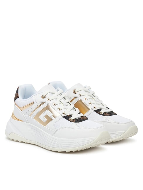GUESS FONZI Running sneakers White / Brown - Women’s shoes