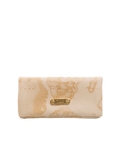 ALVIERO MARTINI PRIMA CLASSE GEO Medium folded sachet Beige / Metallic Gold - Sachets & Travels Cases
