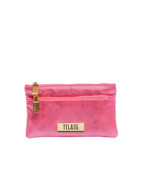 ALVIERO MARTINI PRIMA CLASSE GEO Two zip pouch bubble pink - Sachets & Travels Cases