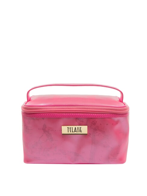 ALVIERO MARTINI PRIMA CLASSE GEO Square beauty case bubble pink - Beauty Case