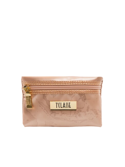 ALVIERO MARTINI PRIMA CLASSE GEO Mini flat envelope pearly powder - Sachets & Travels Cases