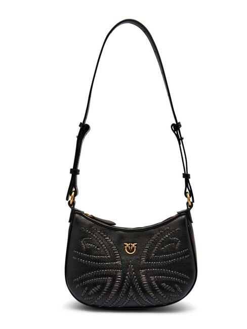 PINKO HALF MOON BABY Shoulder bag black-antique gold - Women’s Bags