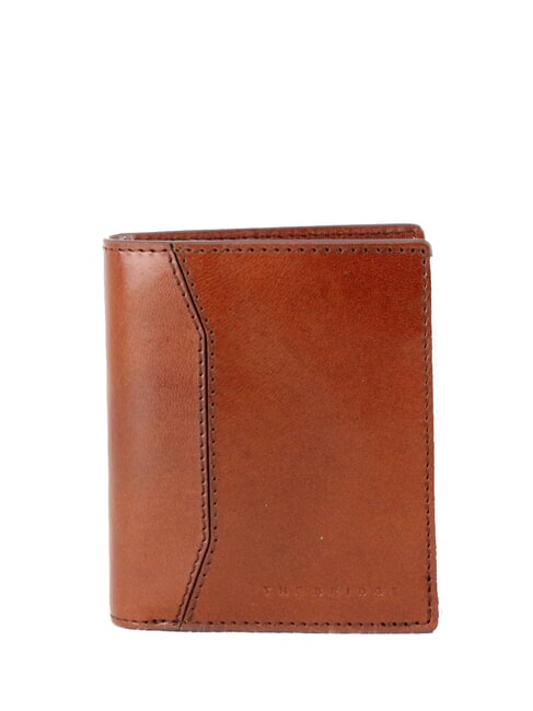 THE BRIDGE FILIPPO Leather wallet Brown / Ruthenium - Men’s Wallets