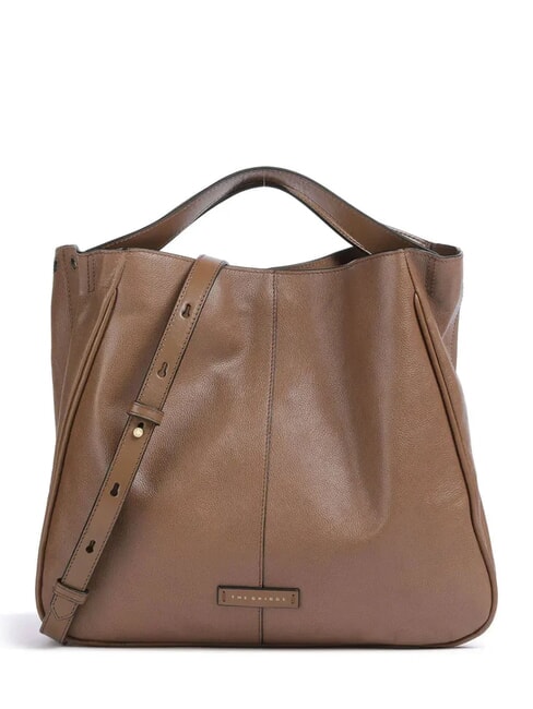 THE BRIDGE ELISABETTA Leather bag with shoulder strap grape abb. gold - Women’s Bags