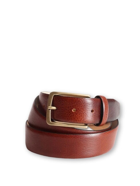 THE BRIDGE BRUNELLESCHI  Men's leather belt BROWN - Belts
