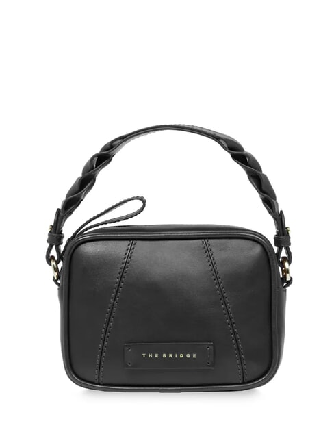 THE BRIDGE BRIGIDA  Mini hand bag, with shoulder strap Black Gold - Women’s Bags