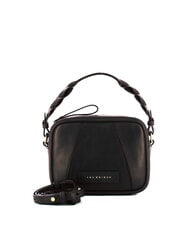 THE BRIDGE BRIGIDA  Mini hand bag, with shoulder strap Black Gold - Women’s Bags - 1