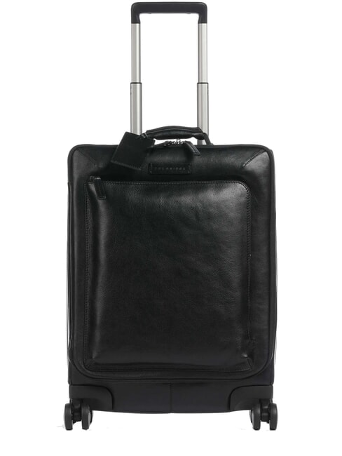 THE BRIDGE FILIPPO  Trolley Hand Luggage, Leather black / dark matte ruthenium - Hand luggage