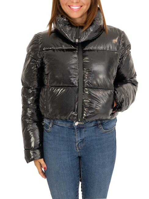 CANADIAN SUMMERSIDE Short shiny down jacket recycled shiny black - Women's down jackets