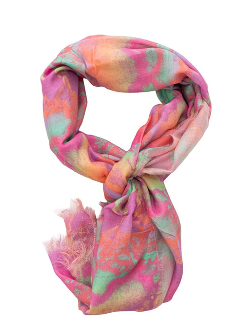 ALVIERO MARTINI PRIMA CLASSE GEO FANTASY Scarf with short fringes multicolor - Scarves