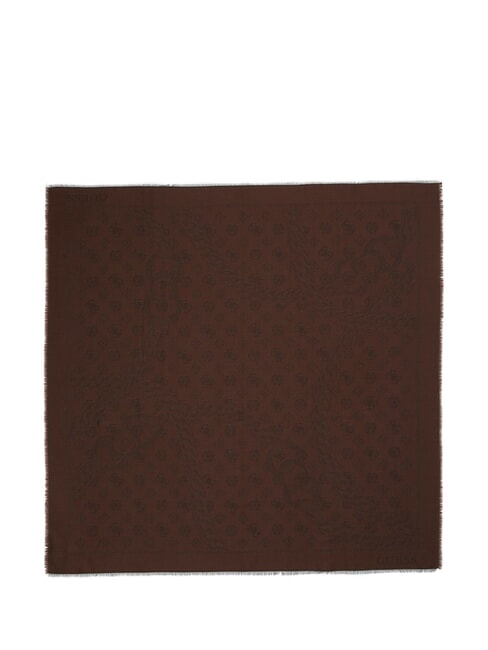 GUESS JACQUARD  Scarf vikky large roo tote bag mochalog - Scarves