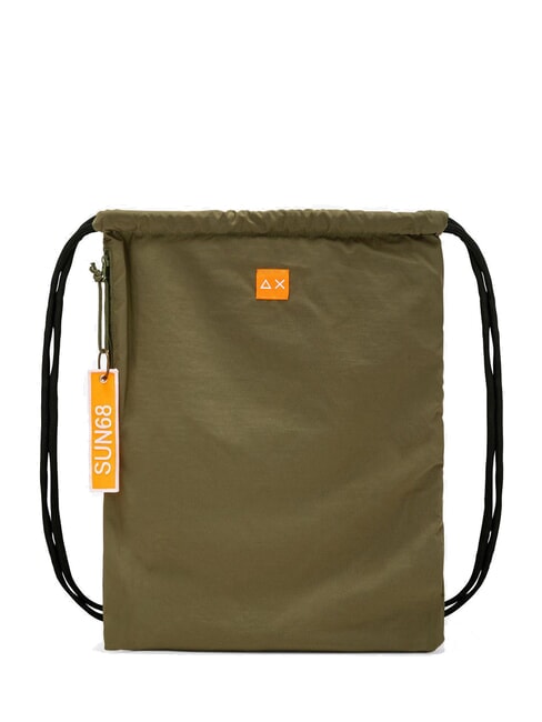 SUN68 NYLON Drawstring backpack dark military - Backpacks & School and Leisure