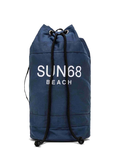 SUN68 CABARDINE Cotton beach bag navy blue - Women’s Bags