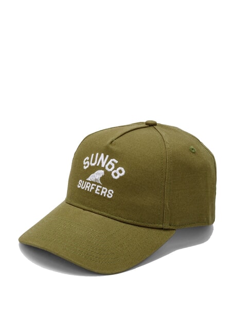 SUN68 LOGO Baseball cap emerald green - Hats