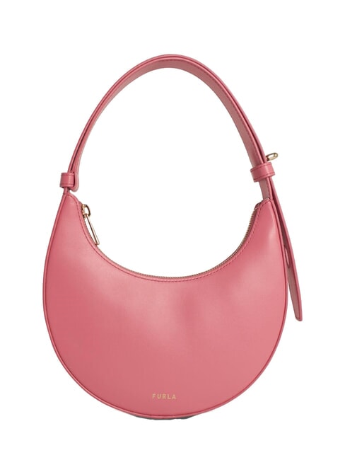 FURLA DELIZIA  Mini shoulder bag, in leather flamingo - Women’s Bags