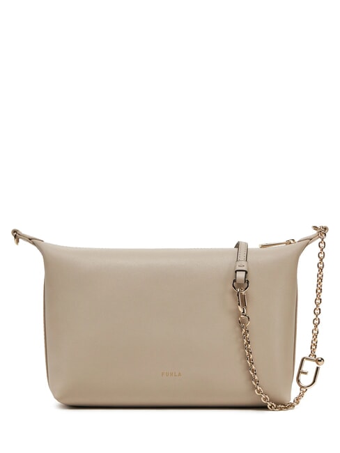 FURLA NUVOLA Mini leather shoulder bag vanilla - Women’s Bags
