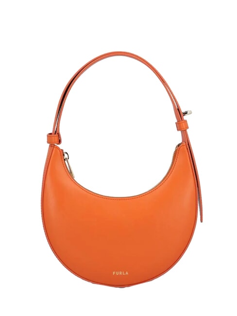 FURLA DELIZIA  Mini shoulder bag, in leather paprika - Women’s Bags