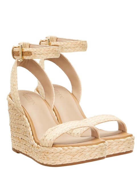 RALPH LAUREN HILARIE IV  High Espadrilles Sandals natural - Women’s shoes