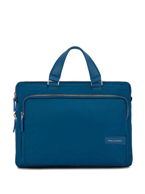 PIQUADRO PQ-RY Slim 14" laptop briefcase teal - Work Briefcases