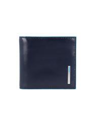 PIQUADRO BLUE SQUARE Leather wallet blue - Men’s Wallets - 1