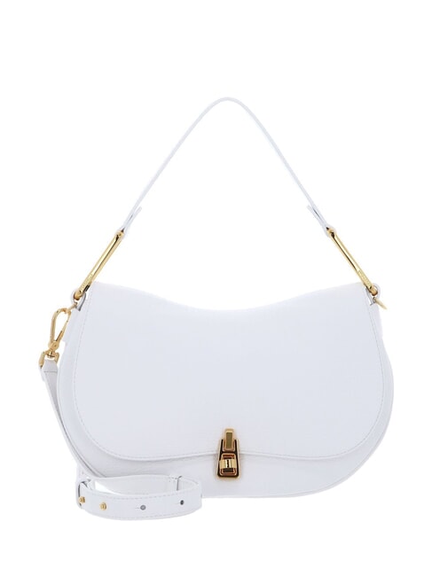 COCCINELLE MAGIE SOFT Leather shoulder bag with shoulder strap brilliant white - Women’s Bags