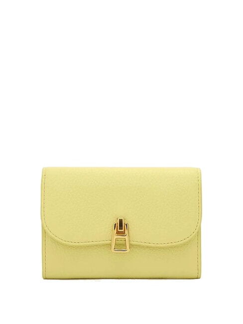 COCCINELLE MAGIE  Medium Leather Wallet lime wash - Women’s Wallets