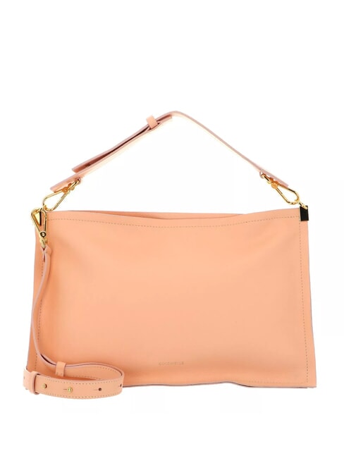 COCCINELLE SNIP Shoulder bag in hammered leather sunrise/pot - Women’s Bags