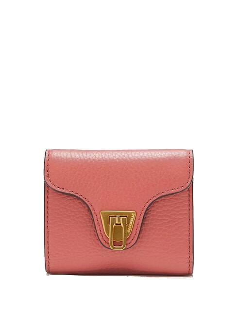 COCCINELLE BEAT SOFT beat soft portafoglio pelle martellata Mini leather wallet pot - Women’s Wallets
