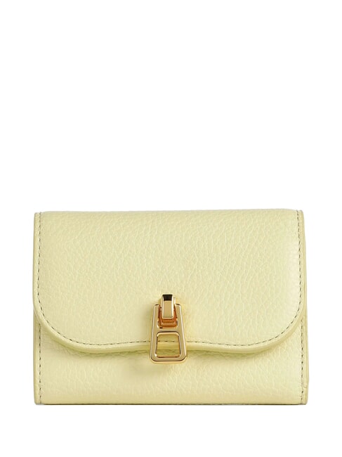 COCCINELLE MAGIE magie portafoglio pelle martellata Leather wallet lime wash - Women’s Wallets