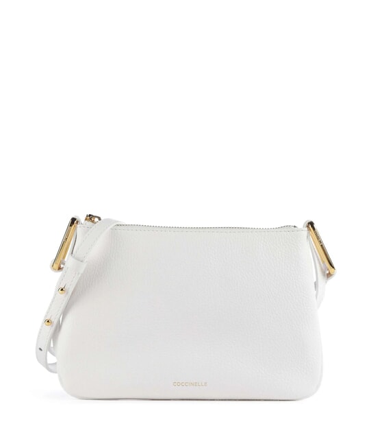COCCINELLE MAGIE Small leather shoulder bag brilliant white - Women’s Bags