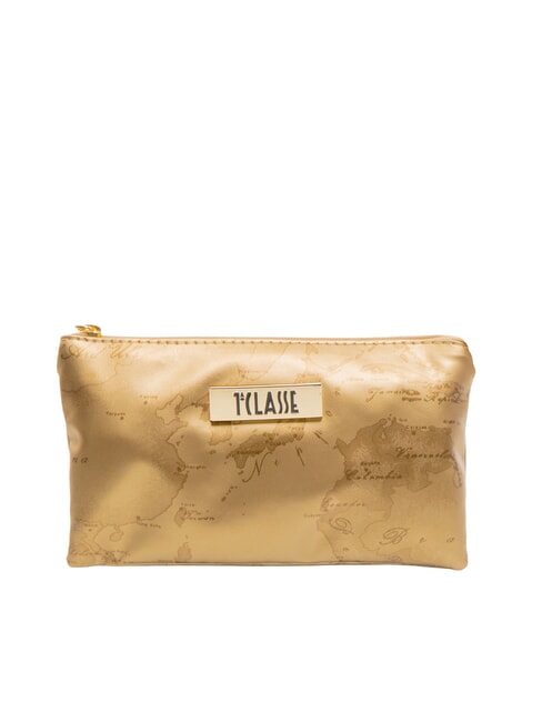 ALVIERO MARTINI PRIMA CLASSE GEO Small sachet antique gold - Sachets & Travels Cases