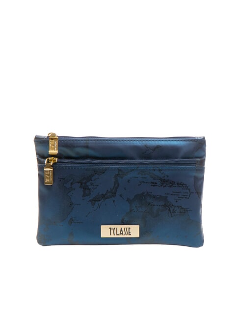 ALVIERO MARTINI PRIMA CLASSE GEO Medium two zip pouch astral blue - Sachets & Travels Cases