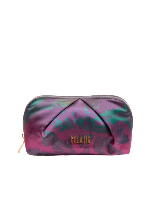 ALVIERO MARTINI PRIMA CLASSE GEO Medium pencil case with pleats peacock - Sachets & Travels Cases